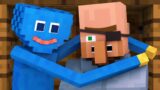 Huggy Wuggy vs Villager 1 – Minecraft Animation