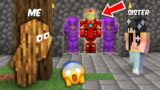 I Stole IRONMAN Suit From My Sister's Secret ILLEGAL Bunker in Minecraft | Trolling Sister