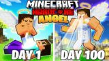 I Survived 100 DAYS as an ANGEL in HARDCORE Minecraft!