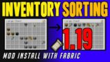 INVENTORY SORTING MOD 1.19 minecraft – how to download & install Inventory Sorter 1.19