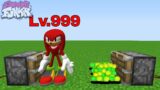 KNUCKLES + 1000 XP = ??? | FNF in Minecraft