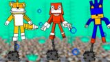 Knuckles + Sonic And Tails Dancing Meme – Good Ending (Minecraft Animation) FNF