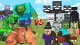 MUTANT CREATURES vs ALL MOBS in Minecraft Mob Battle