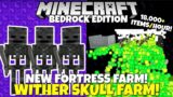 Minecraft Bedrock: NEW WITHER SKELETON FARM Tutorial! Beacon Factory! 6930 Skulls/Hour! MCPE Xbox PC