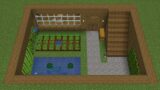 Minecraft – How to build an Underground Base House + Farm