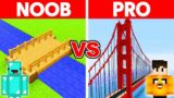 Minecraft NOOB Vs PRO SECURITY BRIDGE Challenge