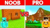 Minecraft NOOB Vs PRO SECURITY DIRT HOUSE Challenge