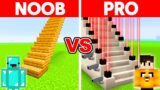 Minecraft NOOB vs PRO: SECURITY STAIRHOUSE BUILD CHALLENGE