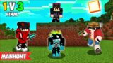 Minecraft Speedrunner VS 3 Hunters Final Match | 1 V 3 Manhunt | Minecraft In Hindi
