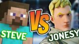 Minecraft Steve vs Fortnite Jonesy – Who Would Win? (AI Battle) #shorts