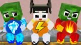 Monster School : Baby Zombie x Squid Game Doll Hot and Cold Pregnant – Minecraft Animation