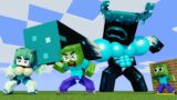 Monster School : Zombie Epic Fighting vs Warden Full Episodes 1 Hour – Minecraft Animation