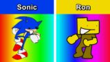 Rainbow Sonic VS Ron – Friday Night Funkin' VS Soinc.wmv