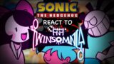 Sonic Characters React To Friday Night Funkin VS Boy and Girl // FULL WEEK // TWINSOMNIA // GCRV