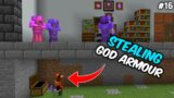 Stealing God Armour From Deadliest Minecraft SMP | ChildHoodSMP – 16