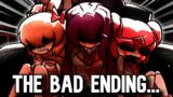 TRUE BAD ENDING! | Friday Night Funkin – Doki Doki Takeover Bad Ending – FNF MOD