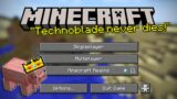 Technoblade added inside Minecraft… (Splash Text)