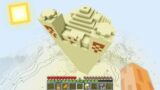 This is very TALLEST DESERT TEMPLE in Skyscraper Village !!! Minecraft Giant Base Build Challenge