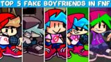 Top 5 Fake Boyfriends in Friday Night Funkin’
