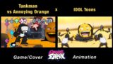 “UGH SLICED” Corrupted Annoying Orange vs Tankman | Come Learn With Pibby x FNF Animation x GAME