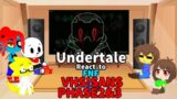 Undertale React to FNF VHS!SANS PHASE 2&3