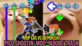 VS Piconjo Adobe THRASH BUT POP CAT VS Original POP CAT – Friday Night Funkin' Shootin Mod