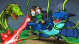 Water Dragon KILLED in Battle!? (Minecraft Dragons)