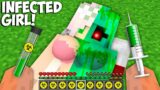 What if YOU INFECT GIRL WITH RADIATION in Minecraft ? GIRL MUTANT!