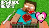 What if you CHANGE HEART OF HEROBRINE TO HEART OF GIRL in Minecraft ? HEART UPGRADE !
