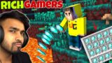 When Gamers Rich In Minecraft | Techno Gamerz, GamerFleet, SmartyPie, Mythpat, NavritGaming,Chapati