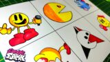 dibujo FRIDAY NIGHT FUNKIN VS Pac-Man FULL WEEK & Secret Songs (Arcade World) I DRAWING PAC-MAN FNF