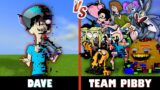 (me) Dave vs. Pibby CN Glitch & Annoying Orange Corrupted + BFDI | Minecraft (I GLITCHED!)