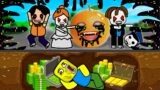 FNF Corrupted "SLICED" But Everyone Sings It | Annoying Orange x Roblox x FNF Animation