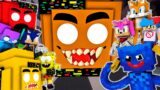 FNF Corrupted “SLICED” But Everyone Sings It Annoying Orange x Sonic  Come learning with Pibby #3