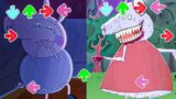 SCARY Peppa Pig EXE in Friday Night Funkin be like PART 5 || FNF MOD