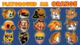 FNF Character Test | Gameplay VS My Playground | ALL Orange Test