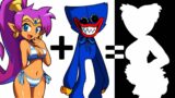 Anime + Huggy Wuggy  = ? | Fnaf | Fnf – BrawlStars | Poppy Playtime Animation | draw