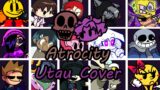 Atrocity but Every Turn a Different Character Sing it(FNF Atrocity but Everyone Sing) – [UTAU Cover]