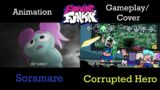 CORRUPTED HERO Game Comparison | Come Learn With Pibby x Friday night Funkin Animation