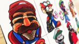 Drawing FNF-Ring Cam Mario/New Pibby Mario/Mario.exe FNF Port/Luigi TooLate.EXE/MX