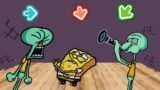 FNF Character Test | Gameplay VS FNF Animation | Squidward | Spongebob (FNF Mod) VS Playground
