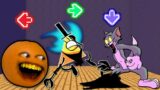 FNF Character Test | Gameplay VS Minecraft Animation | Annoying Orange VS Bill Glitch VS Pibby Tom