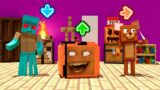 FNF Character Test | Gameplay VS Minecraft Animation | Jerry | Annoying Orange | Squidward