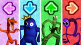 FNF Character Test | Gameplay VS Playground | Roblox Rainbow Friends | Blu Green Orange Purple