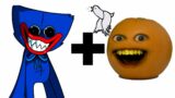 FNF Huggy Wuggy + Annoying Orange and Guys Look A Birdie = ??? | FNF | Poppy playtime Animation
