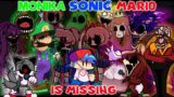 FNF – Mario Is Missing / Triple Trouble Monika, Sonic and Mario Mix (VS PS135)