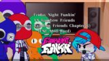 FNF Mod Characters Reacts VS Rainbow Friends (Roblox Rainbow Friends Chapter 1)