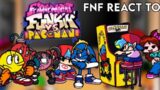 FNF React to Pac-Man V2 // Ghostly //  Mania // FNF mod // Friday Night Funkin
