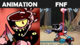 FNF VS Cuphead.EXE | Gameplay VS Animation (Threefolding Knockout)
