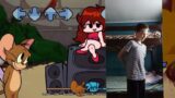 FNF VS Jerry IN REAL LIFE Tom's Basement Show (FNF Mod) (Creepypasta) (Tom & Jerry)